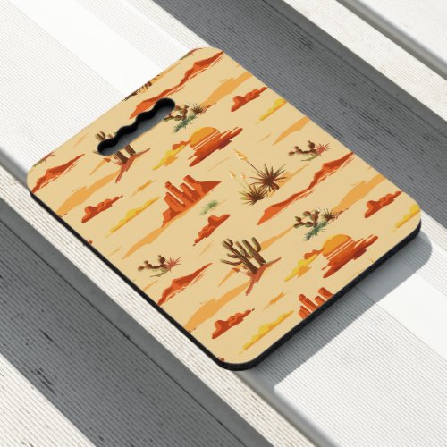 Desert Landscape Arizona Pattern Seat Cushion