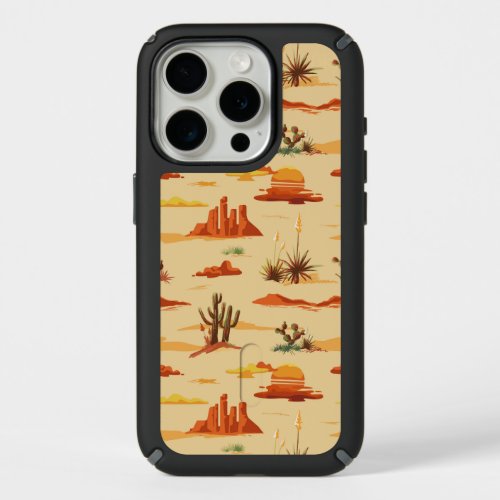 Desert Landscape Arizona Pattern iPhone 15 Pro Case