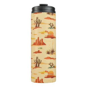 Desert Landscape Arizona Pattern Thermal Tumbler