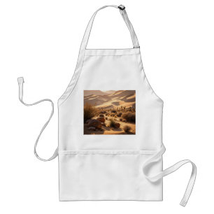 Desert landscape at sunset adult apron