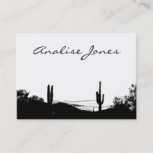 Desert Landscape Business Card (Front)