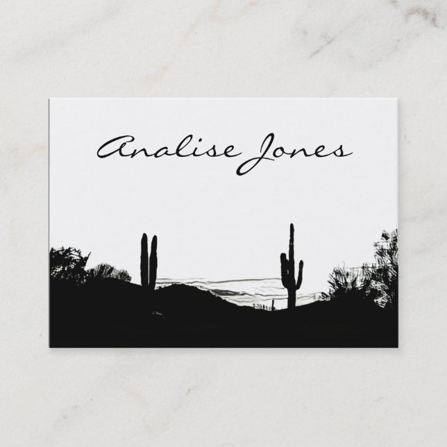 Desert Landscape Business Card (Front)