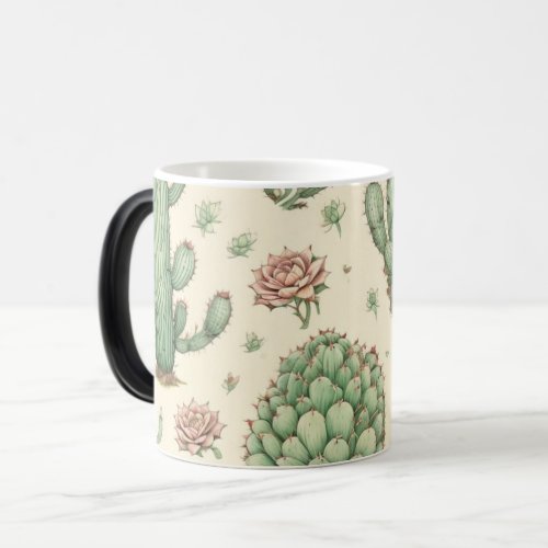 Desert landscape Cactus plant Magic Mug