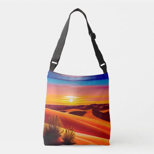 Desert Landscape Cross_Body Tote Bag