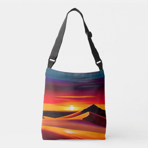 Desert Landscape Cross_Body Tote Bag