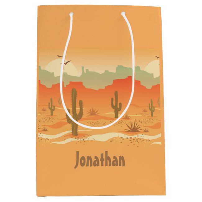 Desert Landscape Design Gift Bag