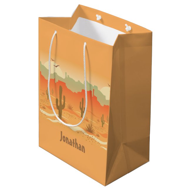 Desert Landscape Design Gift Bag
