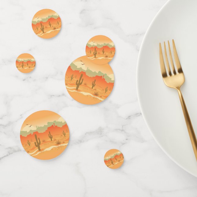  Desert Landscape Design Table Confetti (Group)