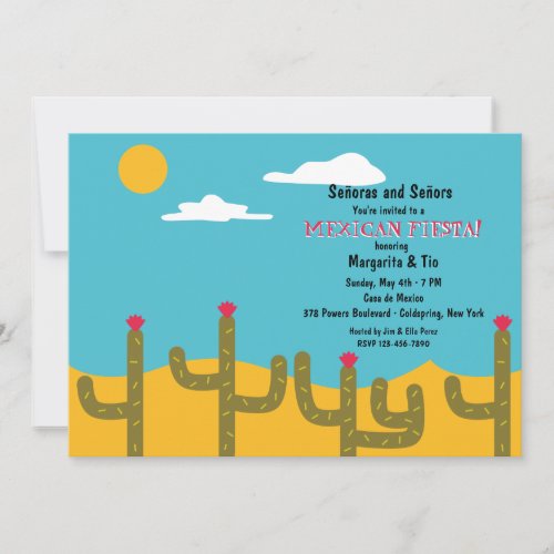 Desert Landscape Invitation