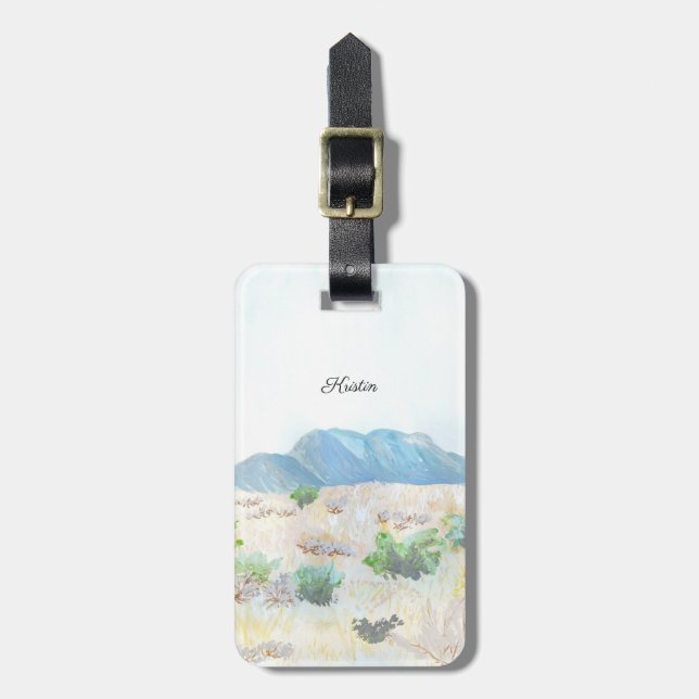Desert Landscape Luggage Tag (Front Vertical)
