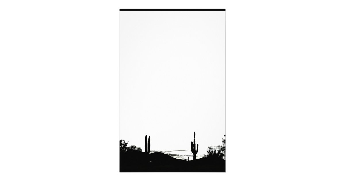 Desert Landscape Stationery | Zazzle.com