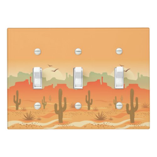 Desert Landscape Style Light Switch Cover