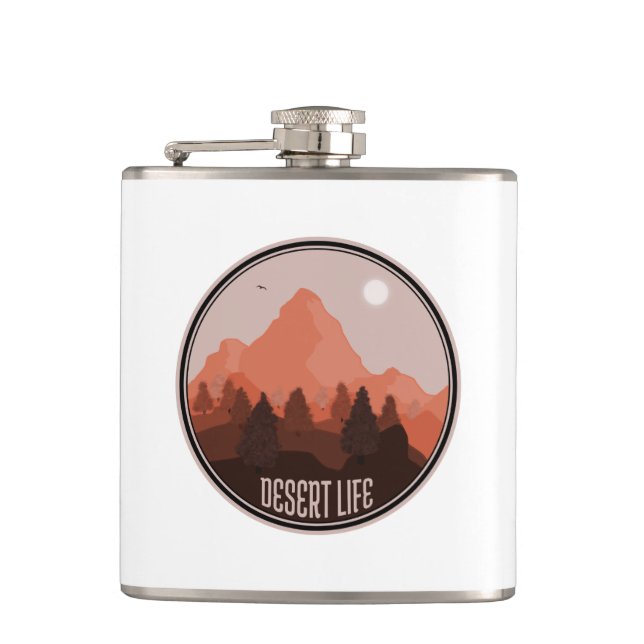 Desert Life Flask (Front)