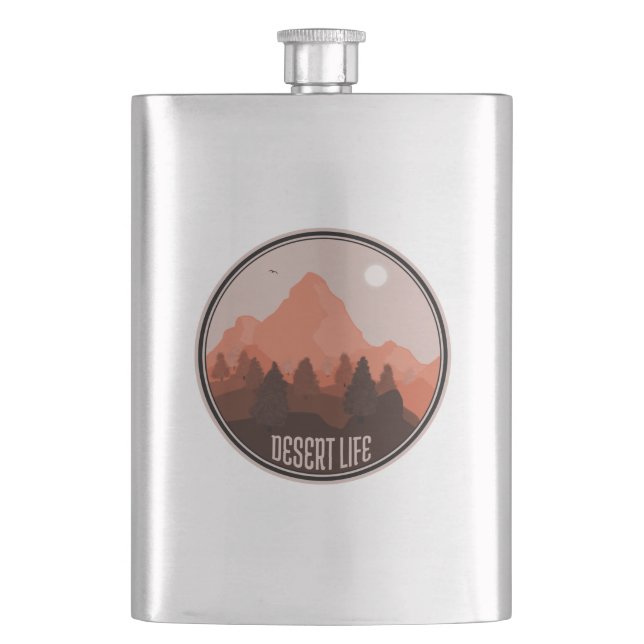 Desert Life Flask (Front)