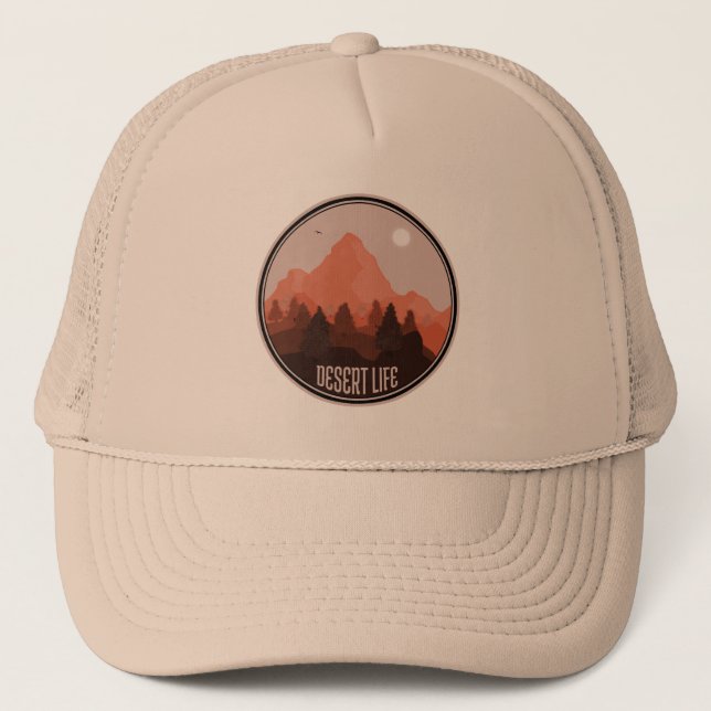Desert Life Trucker Hat (Front)