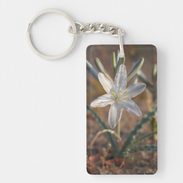 Desert Lily Wildflowers Keychain (Front)