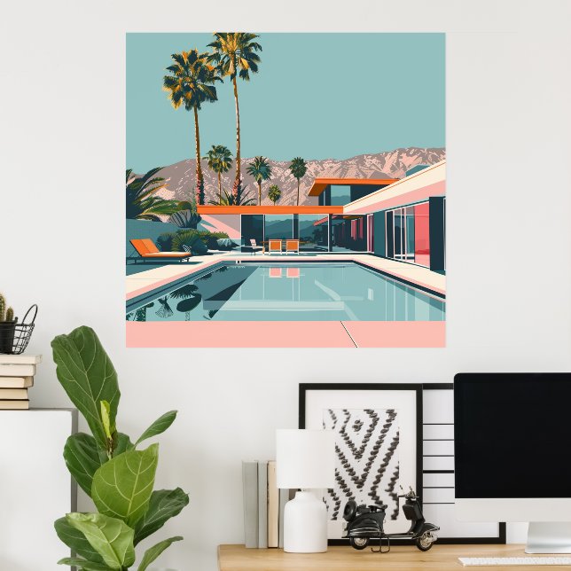 DESERT LIVING #10 POSTER (Home Office)