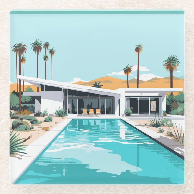 DESERT LIVING #2 GLASS COASTER (Front)