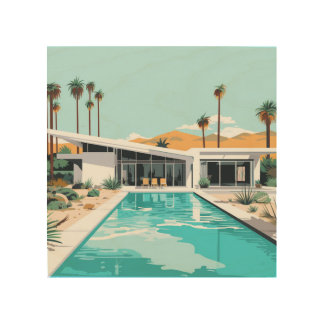 DESERT LIVING #2 WOOD WALL ART