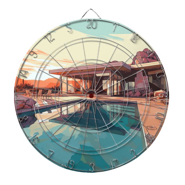 DESERT LIVING #3 DART BOARD (Front)
