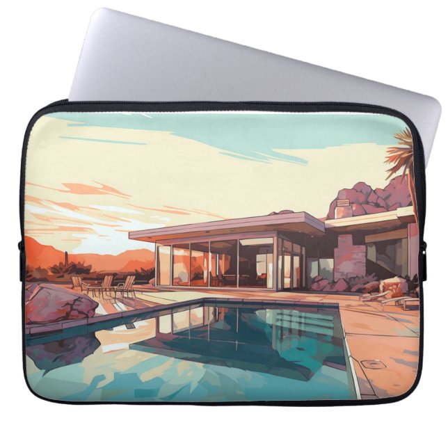 DESERT LIVING #3 LAPTOP SLEEVE (Front)