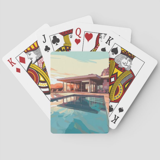 DESERT LIVING #3 POKER CARDS (Back)