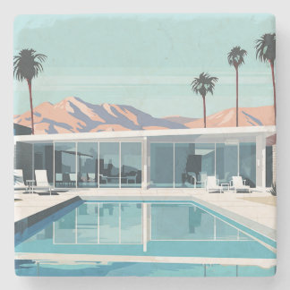 DESERT LIVING #4 STONE COASTER