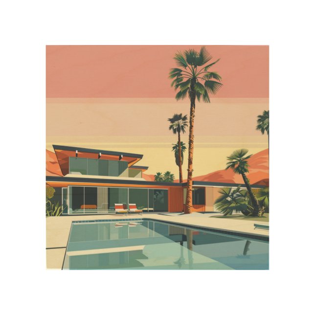 DESERT LIVING # 7 WOOD WALL ART (Front)