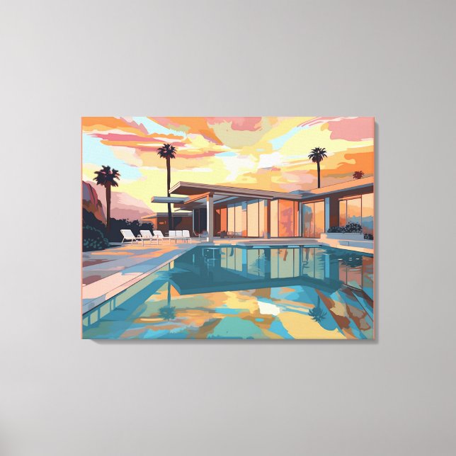 DESERT LIVING DESIGN #1 CANVAS PRINT (Front)