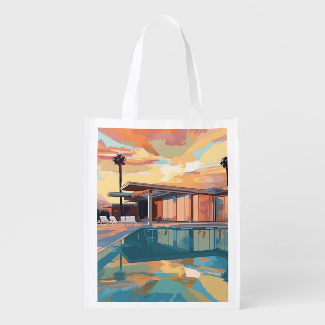 DESERT LIVING DESIGN #1 GROCERY BAG (Front)
