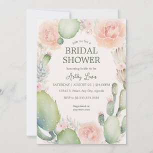 Desert Love Bridal Shower Invitation