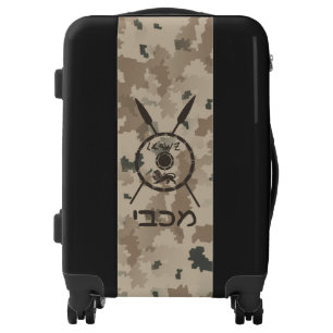Desert Maccabee Shield And Spears Luggage