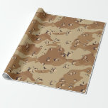 Desert Military Camouflage Pattern Wrapping Paper