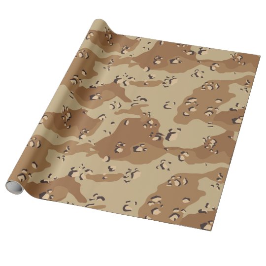 Desert Military Camouflage Pattern Wrapping Paper | Zazzle.com