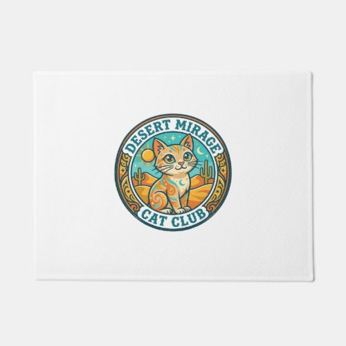 Desert Mirage Cat Cat Mom Gift Idea - Desert Mirag Doormat
