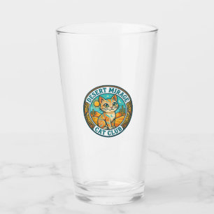 Desert Mirage Cat Cat Mom Gift Idea - Desert Mirag Glass