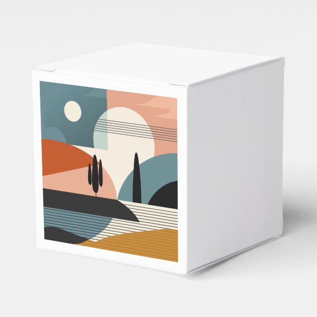 Desert Mirage Favor Boxes (Front Side)