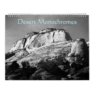 Desert Monochromes (Calendar) Calendar