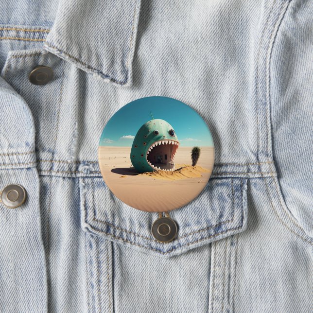Desert monster house button (In Situ)