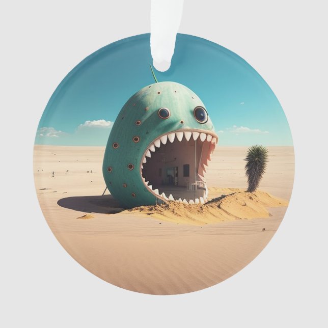 Desert monster house ornament (Front)