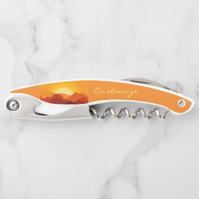 Desert Mountains Sunset Thunder_Cove Waiter's Corkscrew (Front)