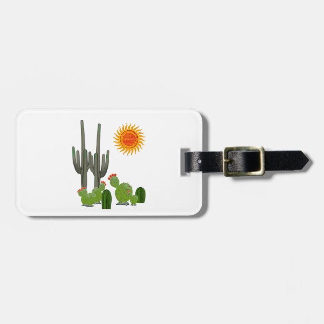 DESERT MY VIBE LUGGAGE TAG (Front Horizontal)