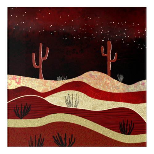 Desert Night Acrylic Print
