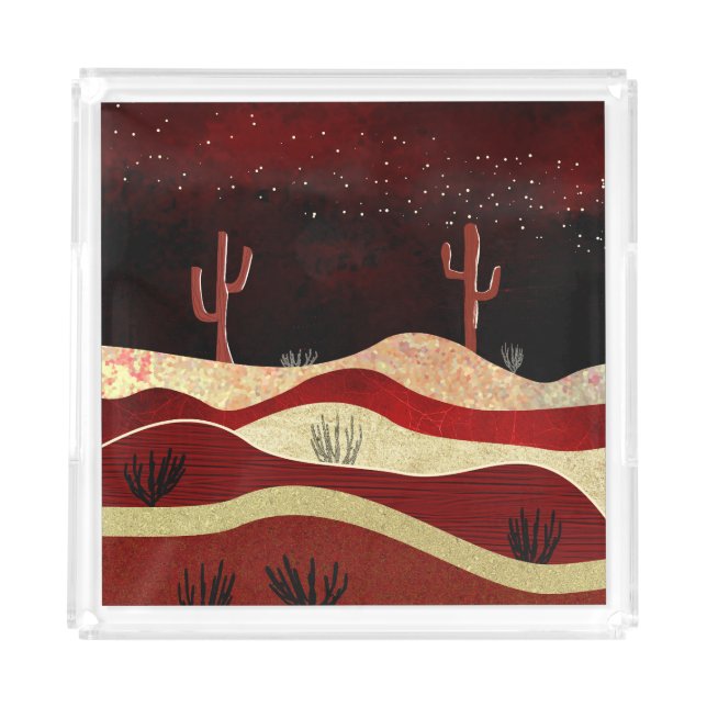 Desert Night Acrylic Tray (Front)