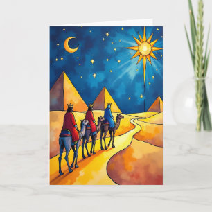 Desert Night Christmas Card