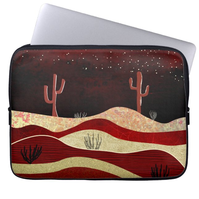 Desert Night Laptop Sleeve (Front)