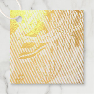 Desert Nights Foil Favor Tags