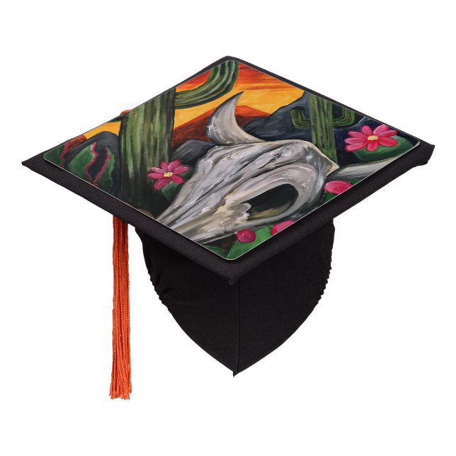 Desert Nights Graduation Cap Topper (Angled)