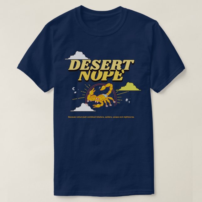 Desert Nope  T-Shirt (Design Front)