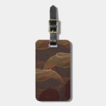 Desert Oasis Fractal Pottery Abstract Art Luggage Tag